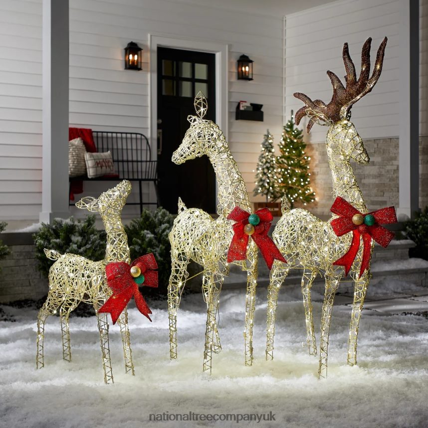 decoration | National Tree Company Deer Family Assortment F2L4F598